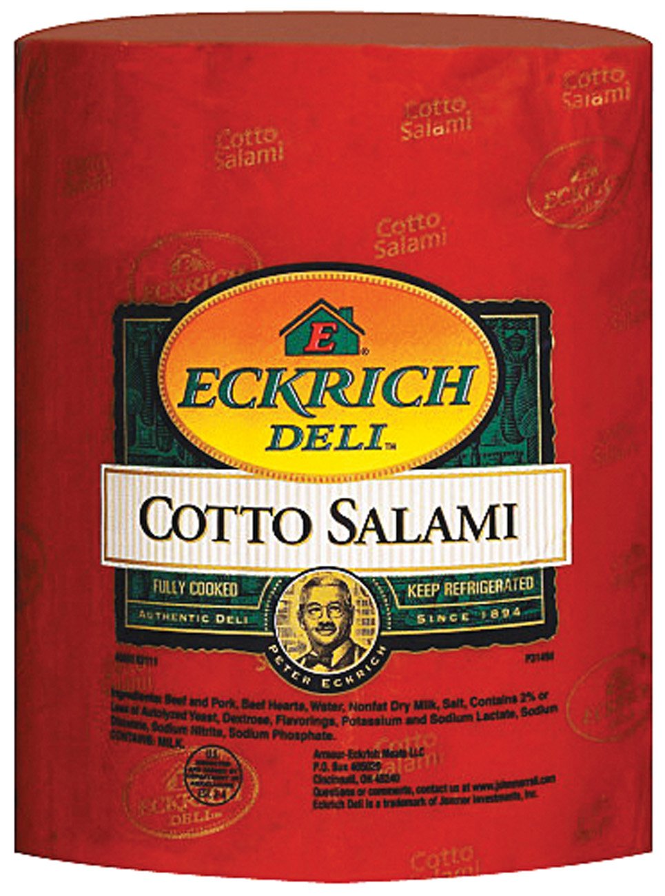 Eckrich Cotto Salami, Sliced Shop Meat at HEB