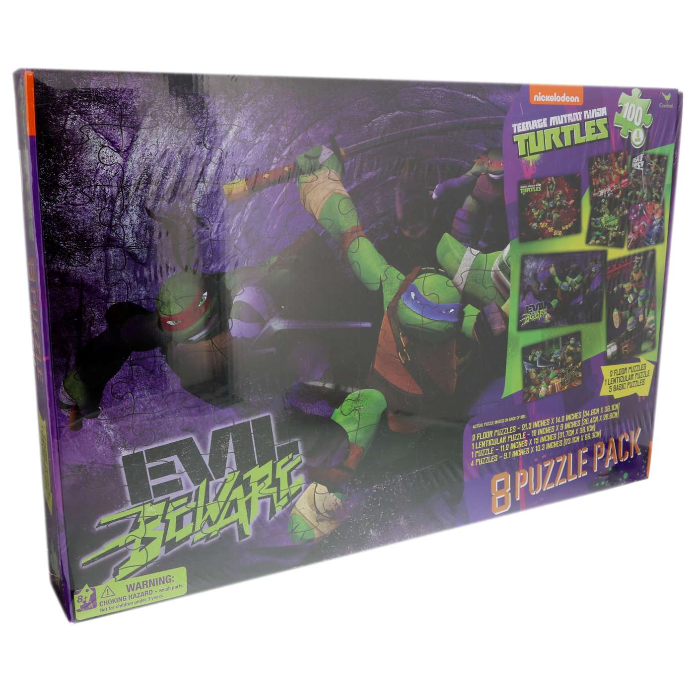 Cardinal Industries Teenage Mutant Ninja Turtles 100 Piece Puzzle