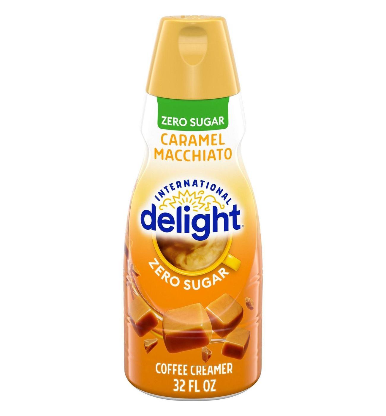 International Delight Zero Sugar Coffee Creamer - Caramel Macchiato; image 1 of 10