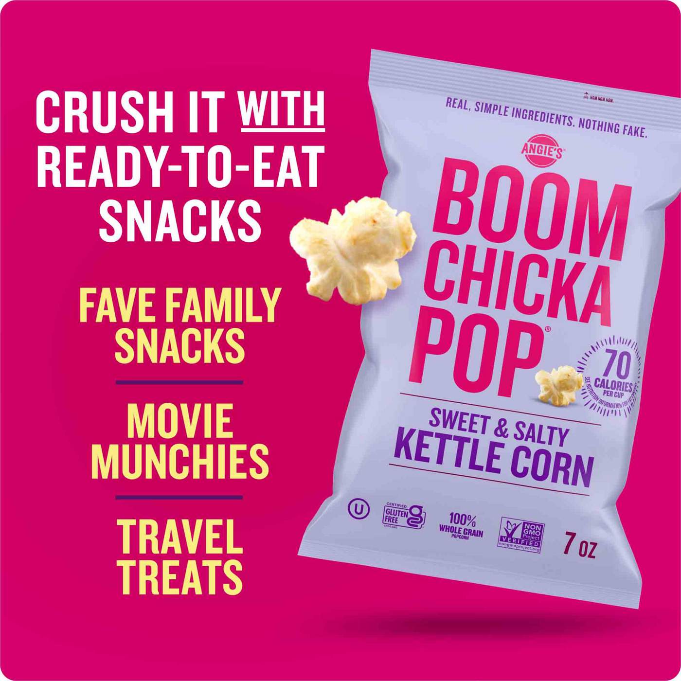 Angie's BOOMCHICKAPOP Sweet & Salty Kettle Corn Popcorn; image 7 of 7