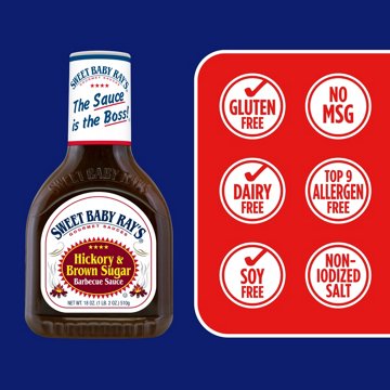Sweet Baby Ray's Hickory & Brown Sugar Barbecue Sauce, 28 oz