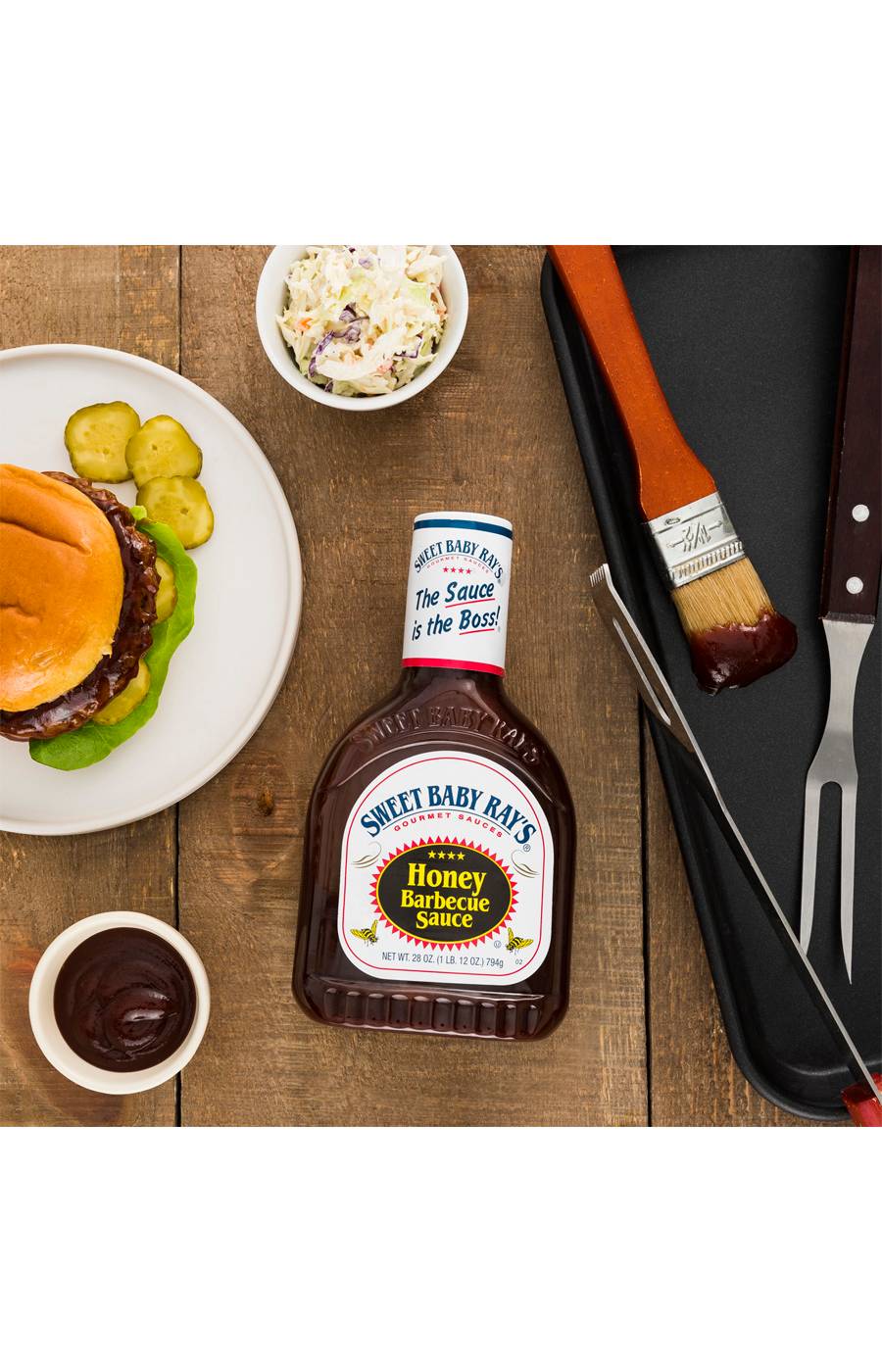 Sweet Baby Ray's Honey Barbecue Sauce; image 2 of 9