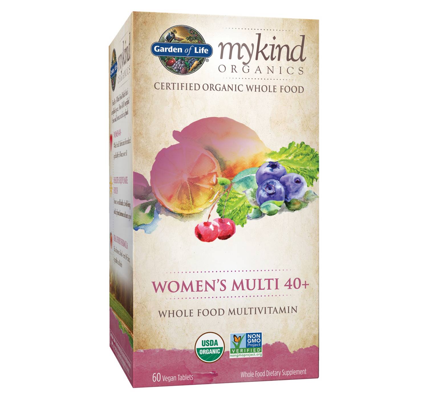 Garden of Life mykind Organics Women's 40+ Multivitamin Tablets; image 1 of 2