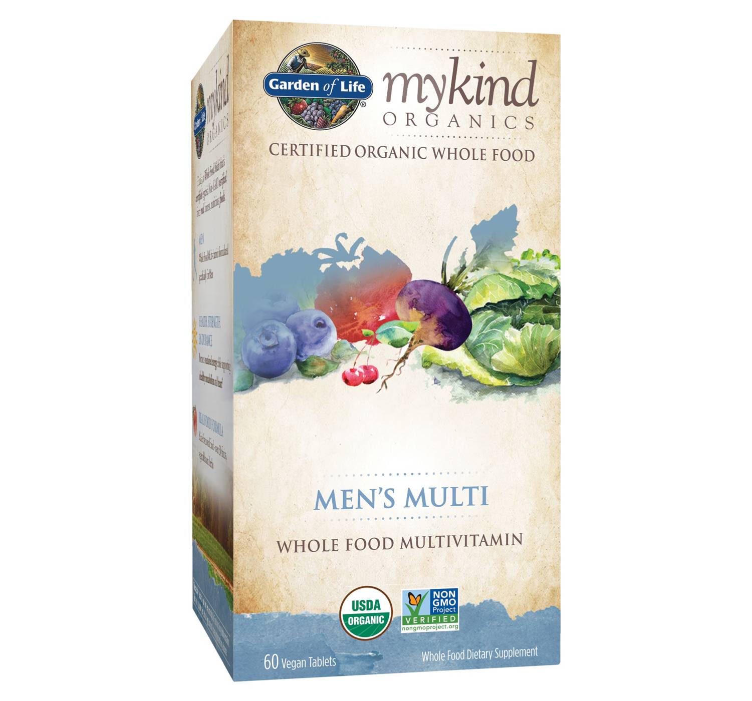 Garden of Life mykind Organics Men's Multivitamin Tablets; image 1 of 2