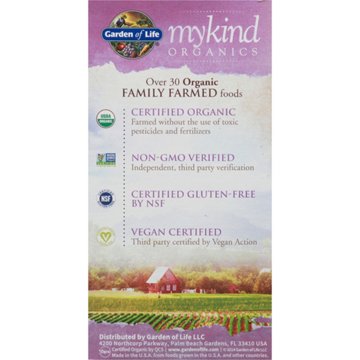 Garden of Life mykind Organics Women's Once Daily Multivitamin Tablets
