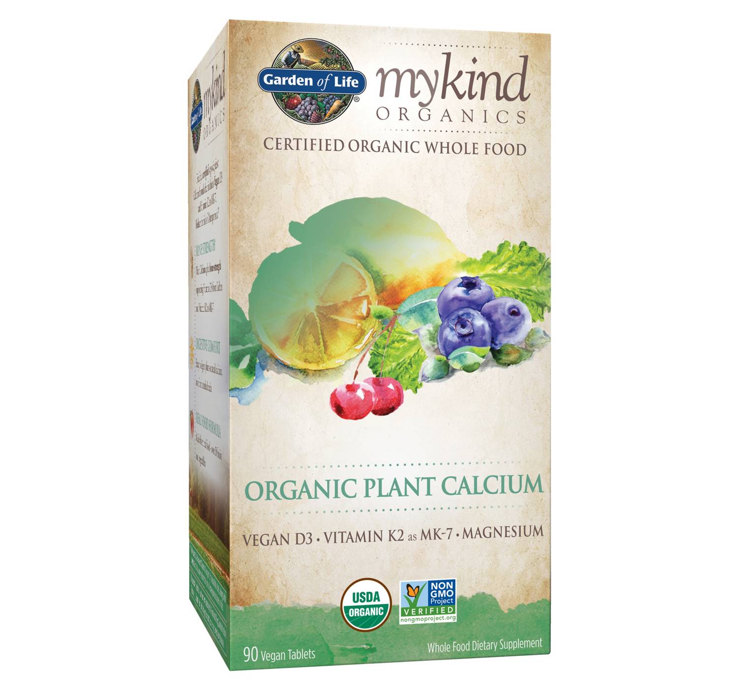 Garden of Life mykind Organics Organic Plant Calcium Tablets; image 1 of 2