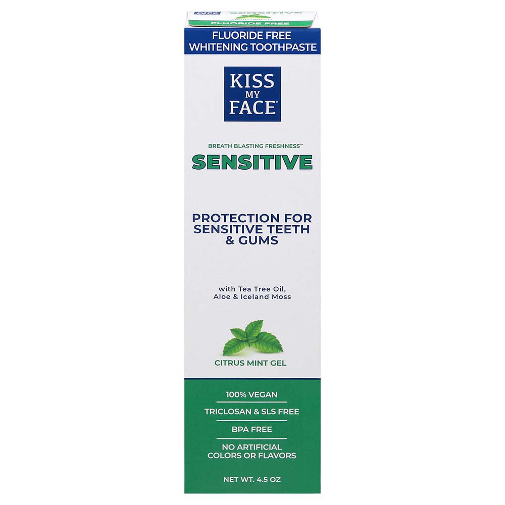 Kiss My Face Sensitive Protection Gel Toothpaste Citrus Mint Shop