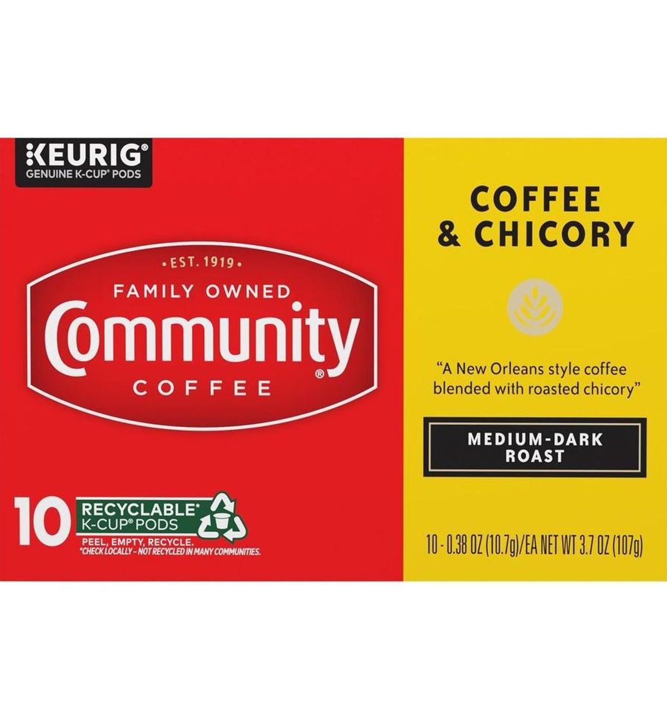 Community Coffee Coffee and Chicory Single Serve Coffee K Cups; image 1 of 4