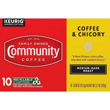 Community Coffee Coffee and Chicory Single Serve Coffee K Cups