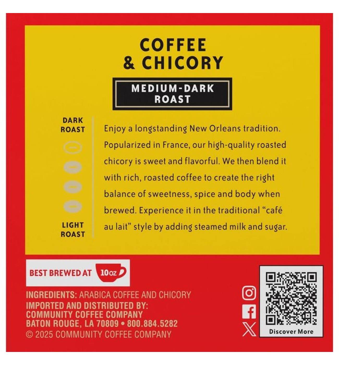 Community Coffee Coffee and Chicory Single Serve Coffee K Cups; image 2 of 4