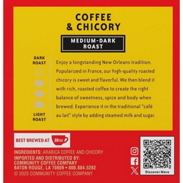 Community Coffee Coffee and Chicory Single Serve Coffee K Cups