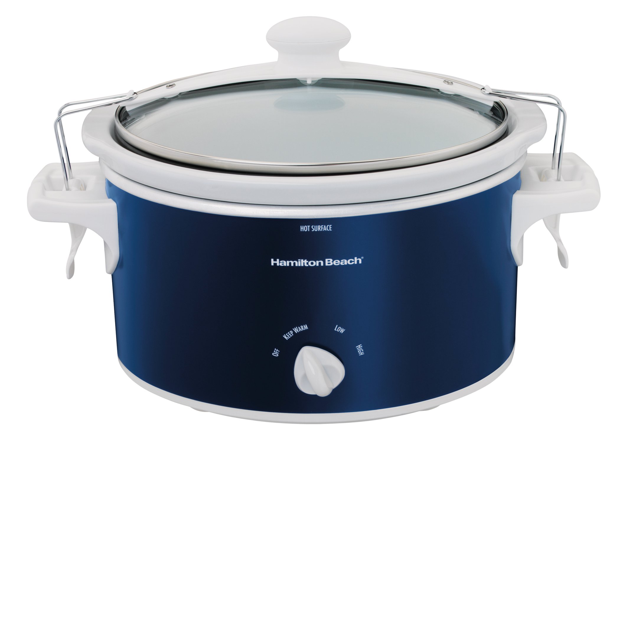 Hamilton Beach 4 Quart Stay or Go Slow Cooker Blue - Shop Appliances at ...