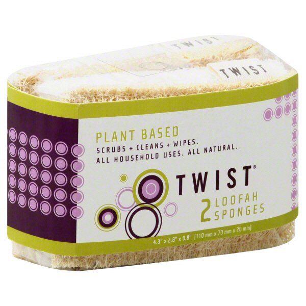 Twist Loofah Sponges Shop Sponges & Scrubbers at HEB