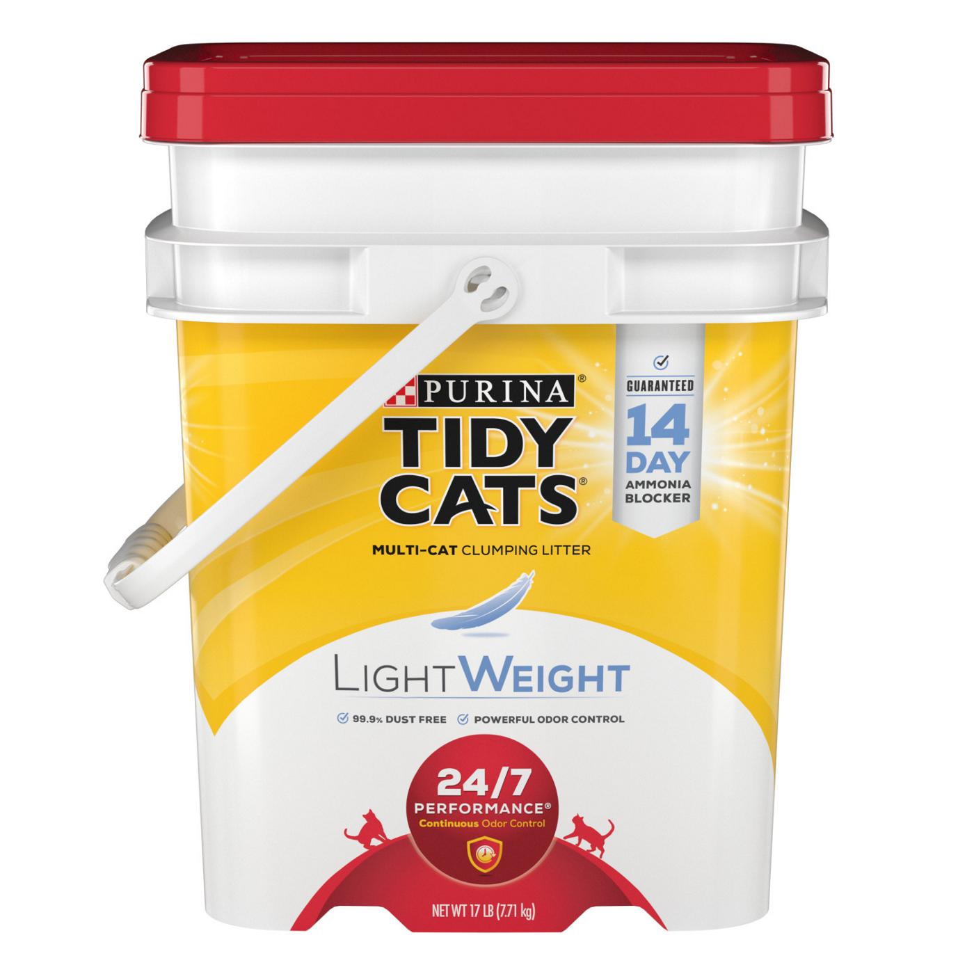 Tidy Cats Purina Tidy Cats Light Weight, Low Dust, Clumping Cat Litter 24/7 Performance Multi Cat Litter; image 1 of 7