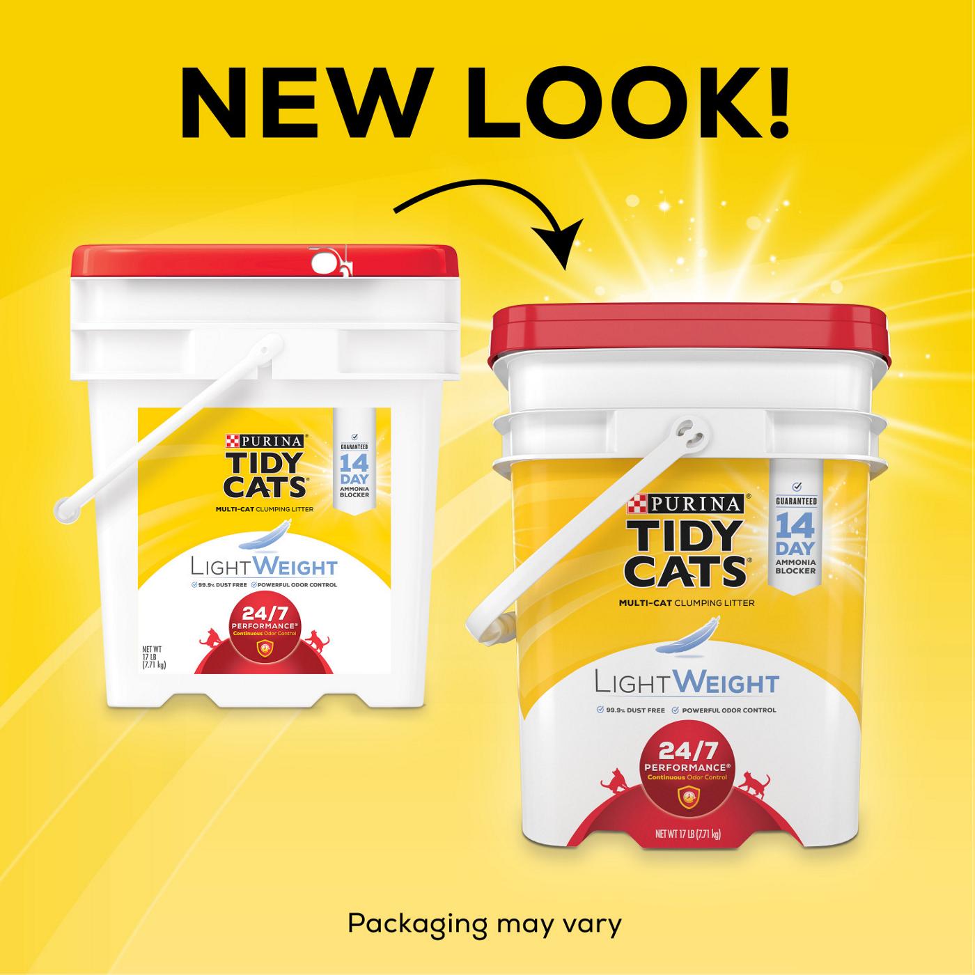 Tidy Cats Purina Tidy Cats Light Weight, Low Dust, Clumping Cat Litter 24/7 Performance Multi Cat Litter; image 2 of 7