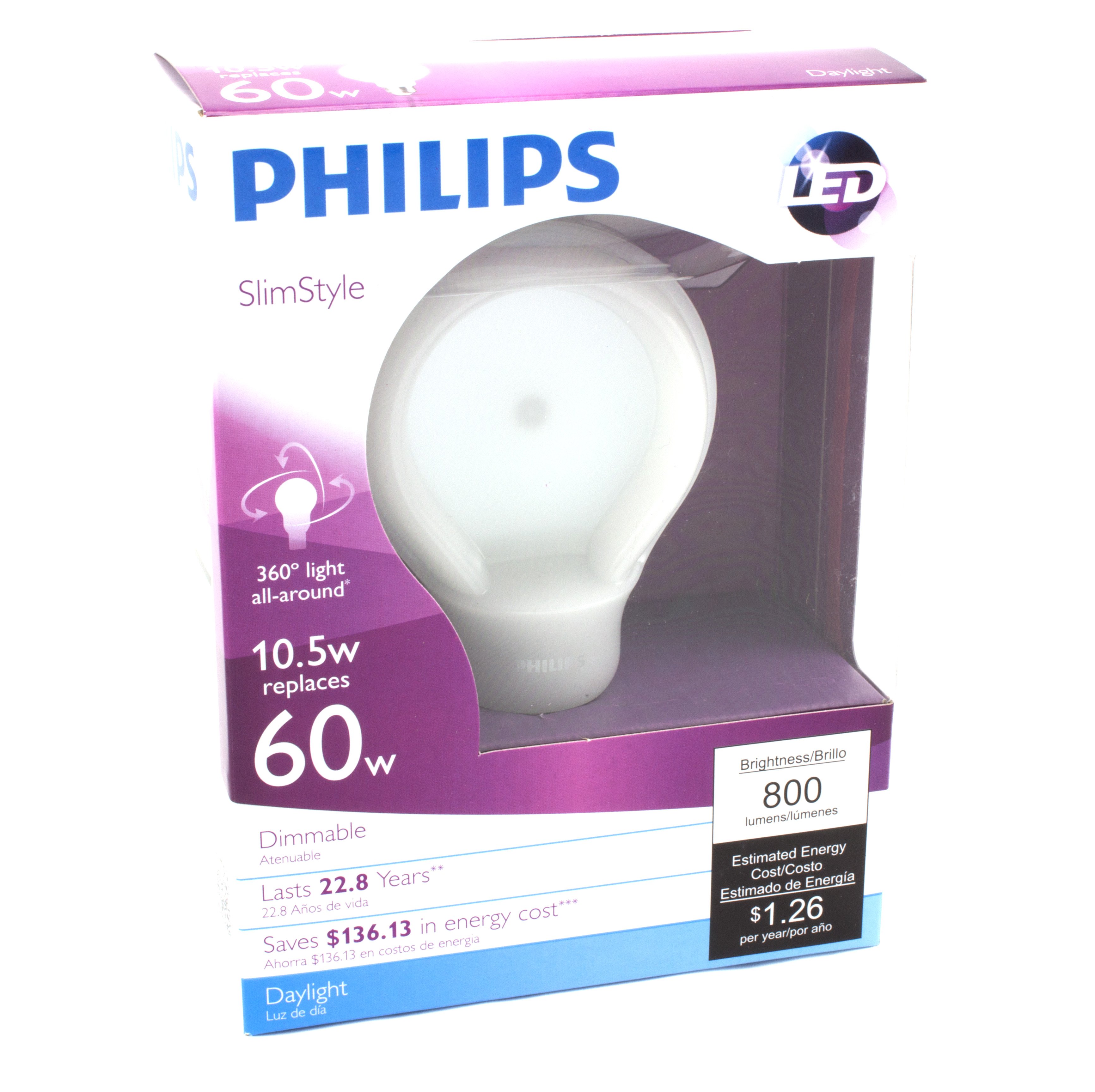 Everyday Living® 10.5-Watt (60-Watt) A19 LED Light Bulb - Daylight