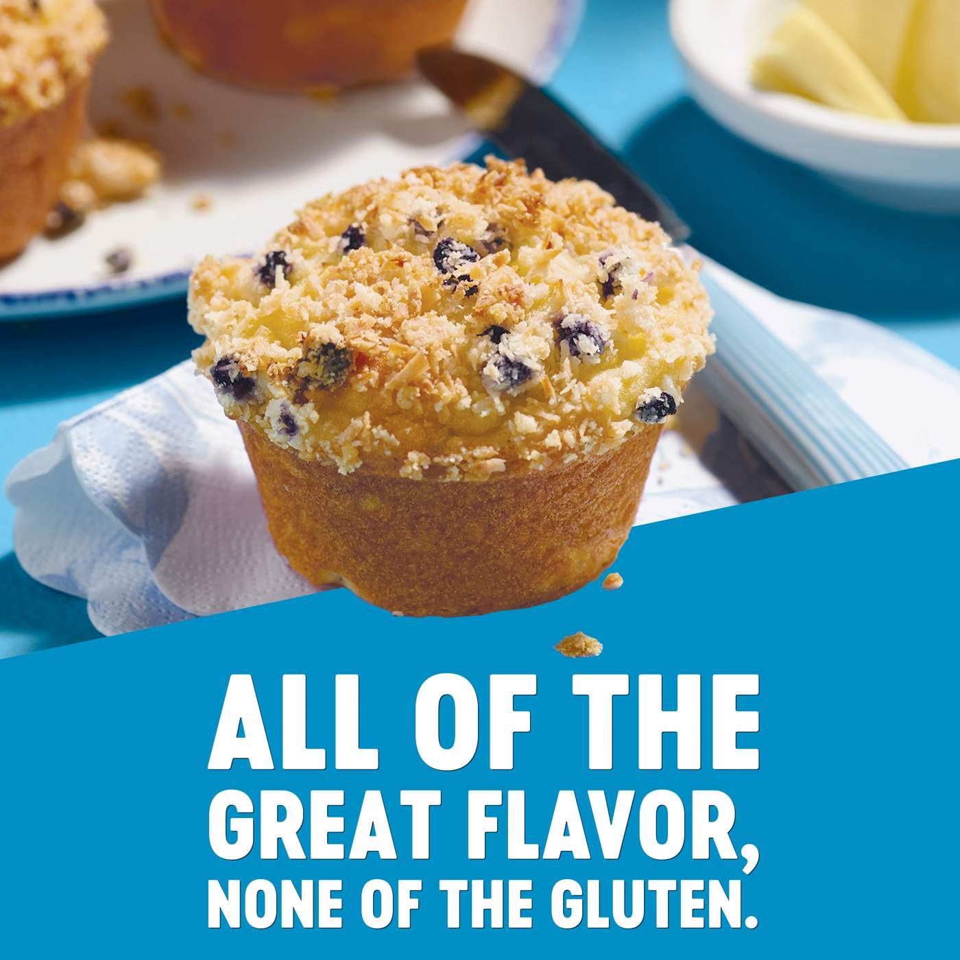Krusteaz Gluten Free Blueberry Muffin Mix; image 2 of 7