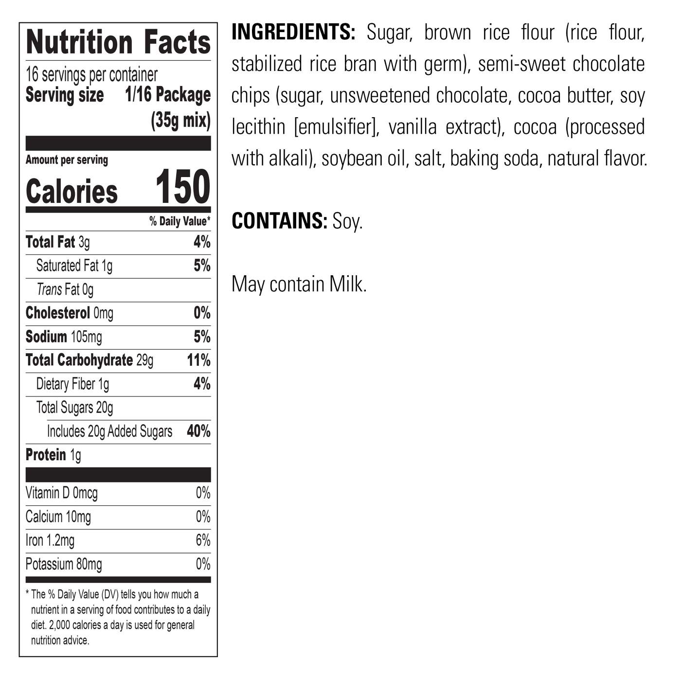 Krusteaz Gluten Free Double Chocolate Brownie Mix; image 4 of 7