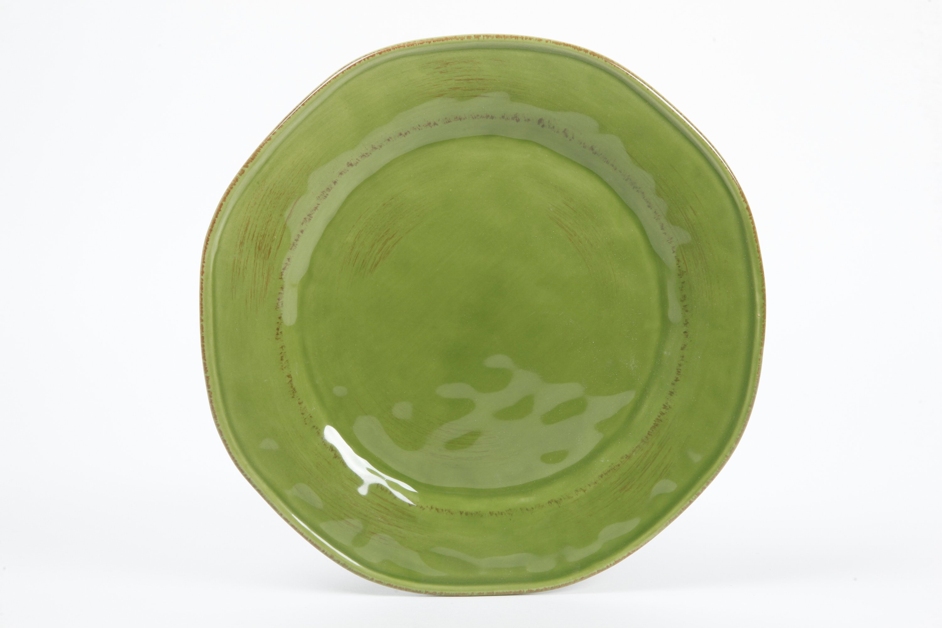 Green shop ceramic plates