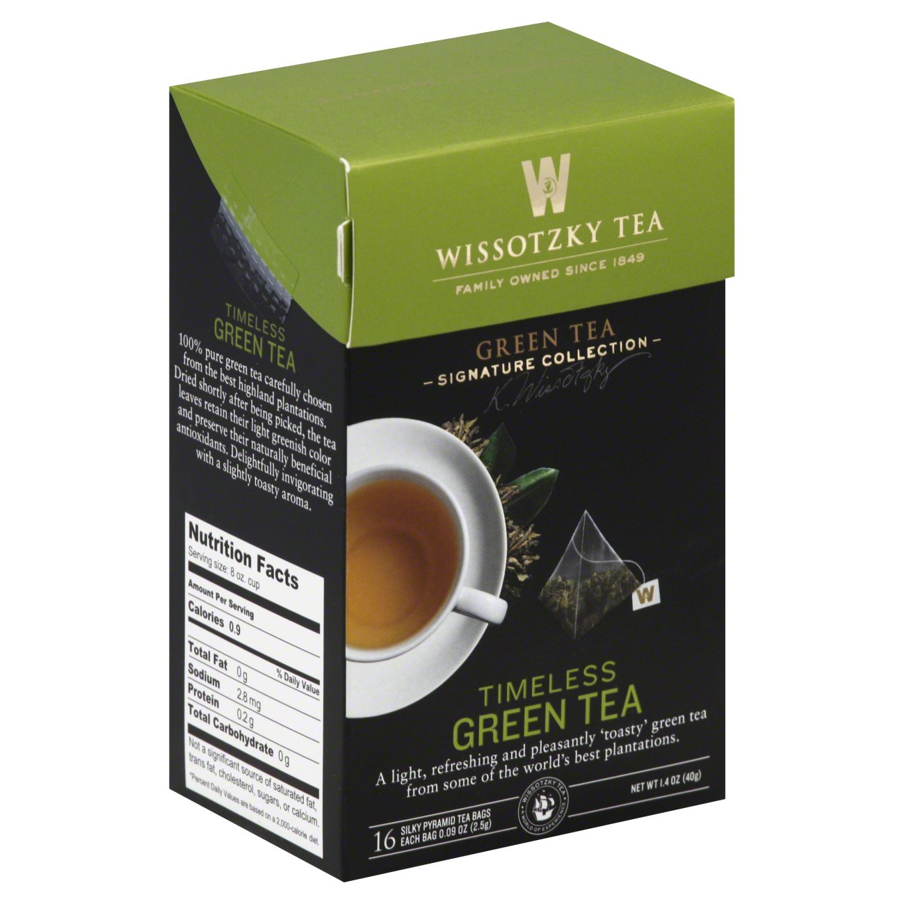 Wissotzky Tea Timeless Green Tea Shop Tea at HEB