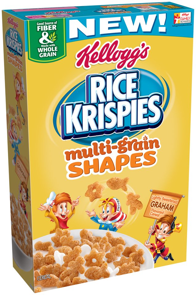 Kellogg's Rice Krispies Multi-Grain Shapes Cereal - Shop Cereal at H-E-B