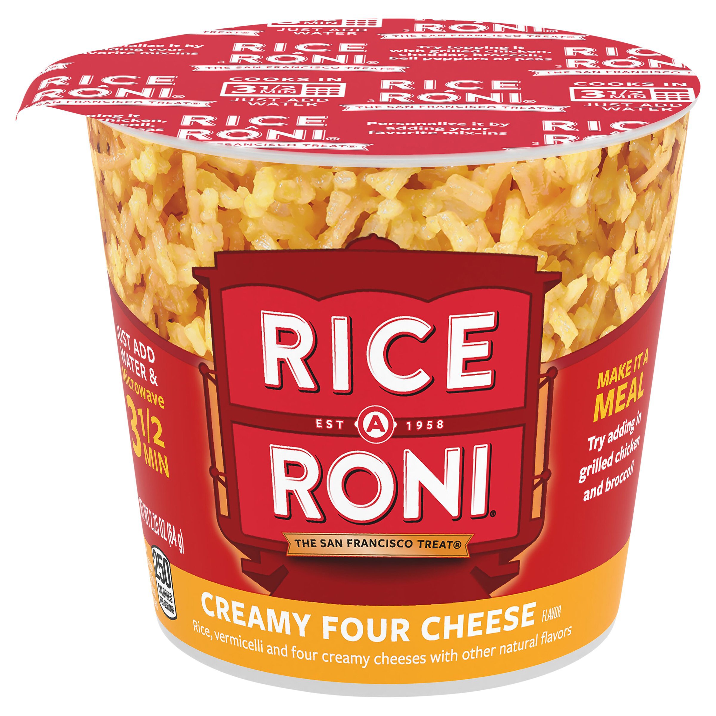 Rice A Roni Creamy Four Cheese Cup - Shop Rice & grains at H-E-B