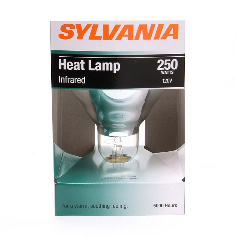 Sylvania 250 Watt BR40 Infrared Heat Lamp Light Bulb Shop Home