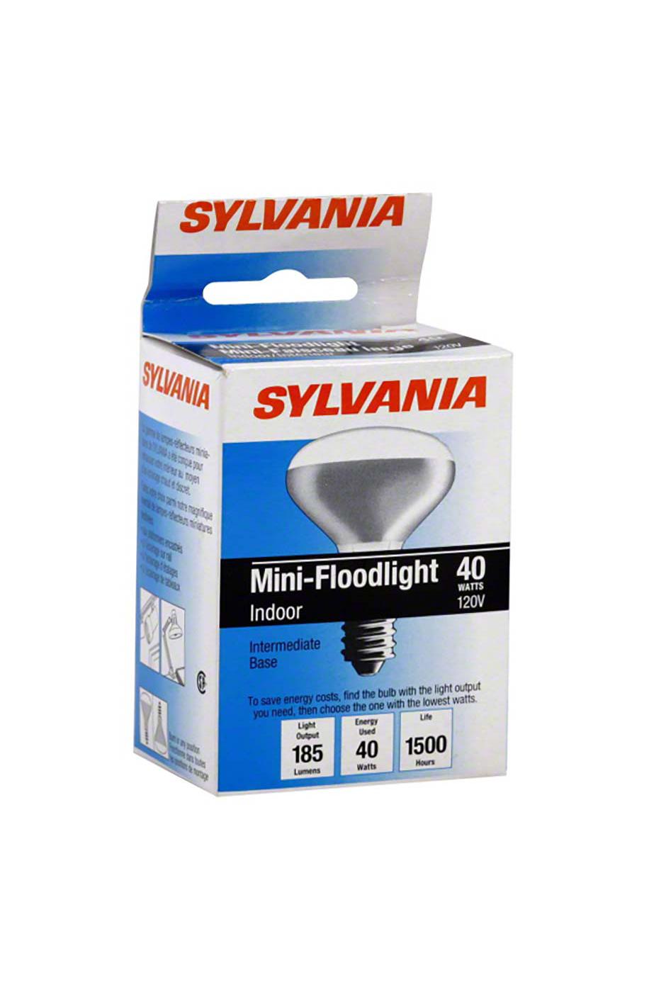 Sylvania R14 40-Watt Mini Flood Light Bulb; image 1 of 2