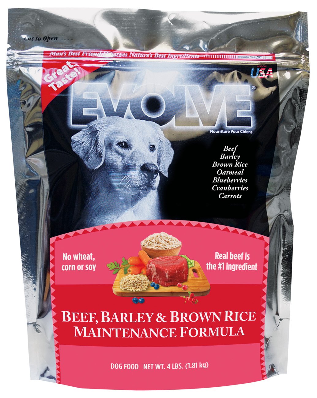 Evolve Beef Barley and Brown Rice Maintenance Formula Dog Food Shop Food at HEB