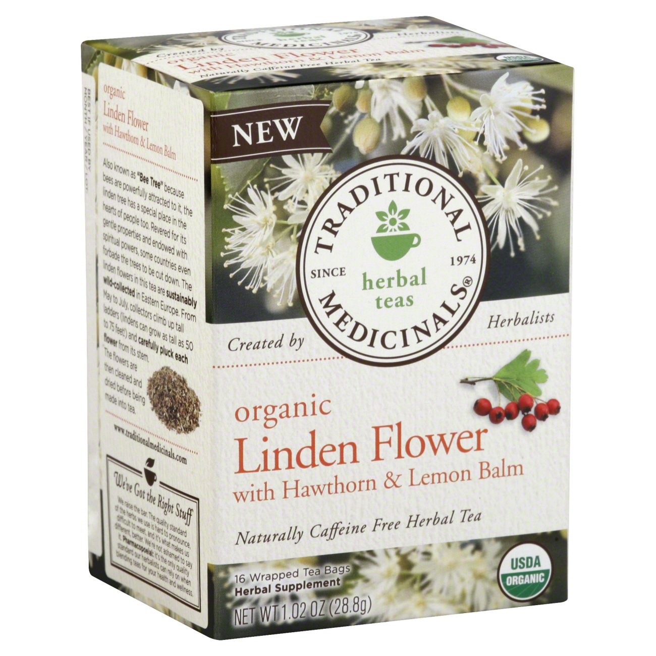 Traditional Medicinals Linden Flower Herbal Tea Shop Tea at HEB