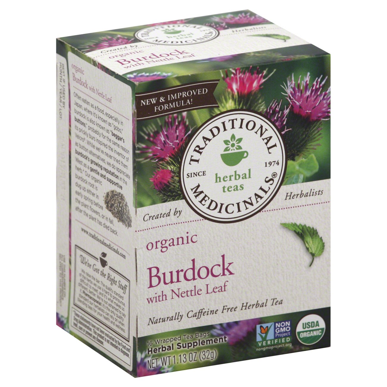 Traditional Medicinals Organic Burdock Tea Shop Tea at HEB