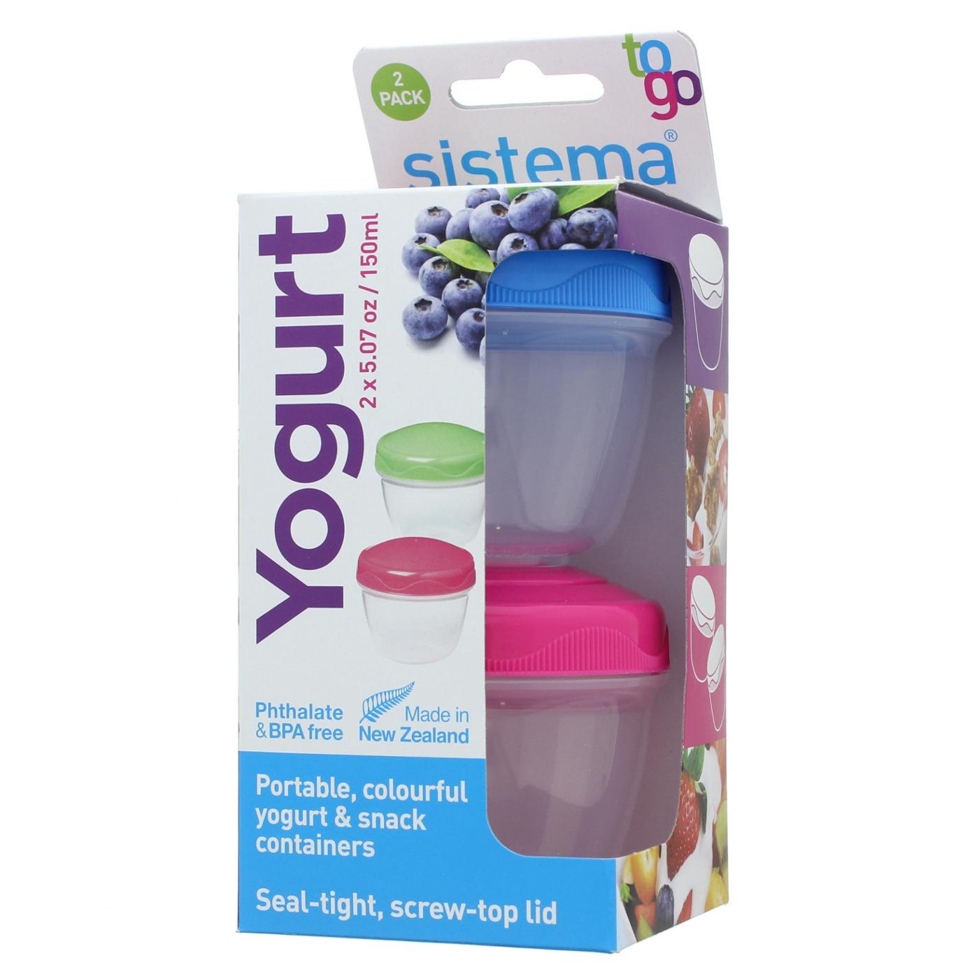 Sistema Yogurt to Go Set Containers; image 1 of 4