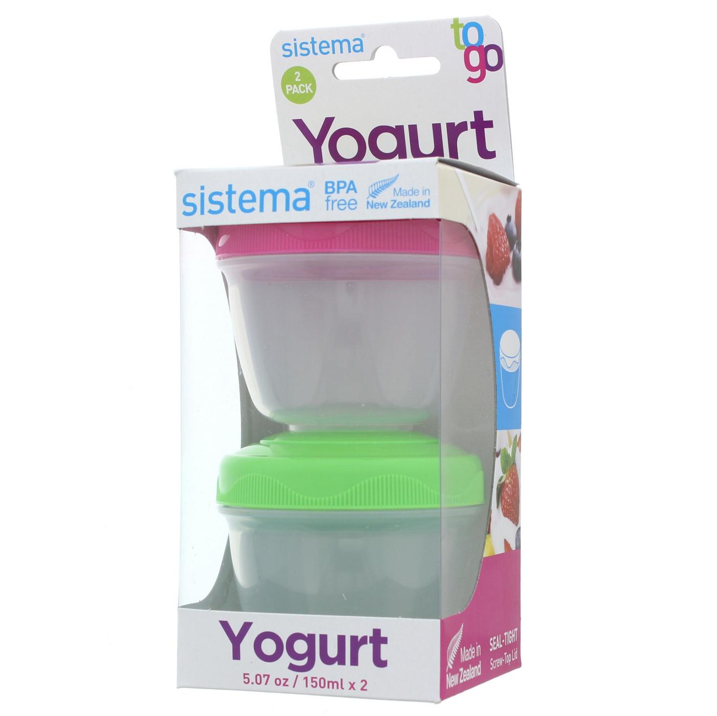 Sistema Yogurt to Go Set Containers; image 2 of 4