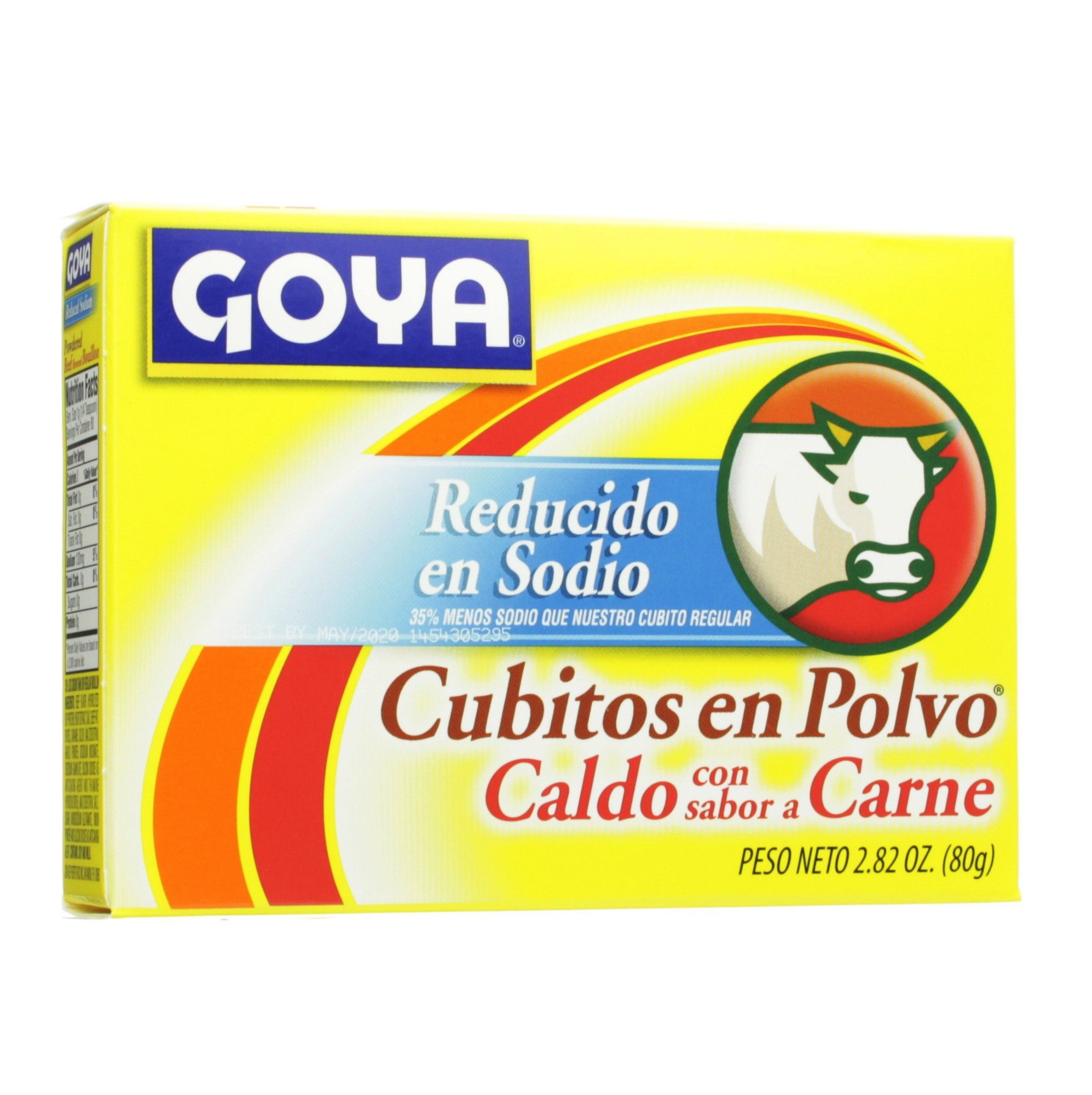 Goya Reduced Sodium Beef Cubitos Shop Broth & bouillon at HEB