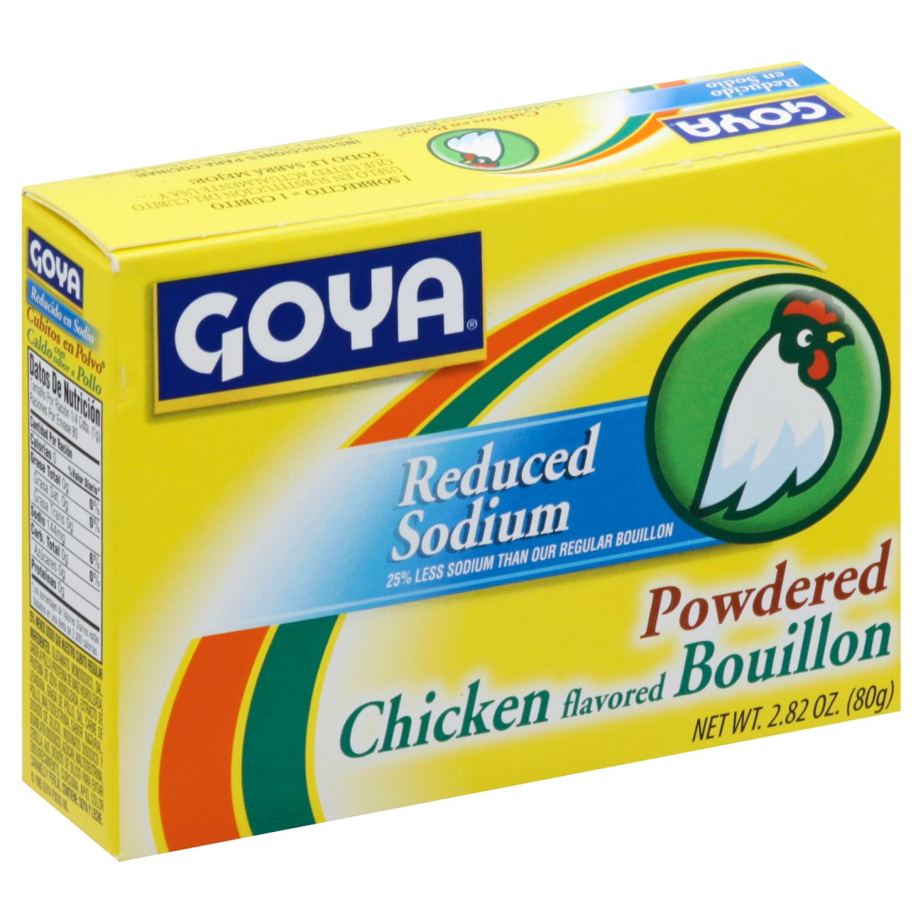 Goya Reduced Sodium Chicken Flavored Bouillon Shop Broth Bouillon At H E B