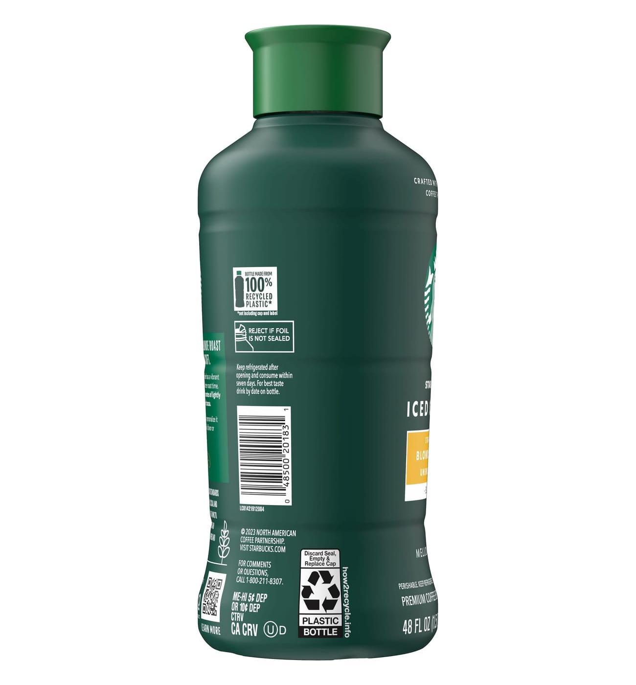 Starbucks Chilled Iced Coffee Beverage - Unsweetened Black Blonde Roast; image 4 of 5