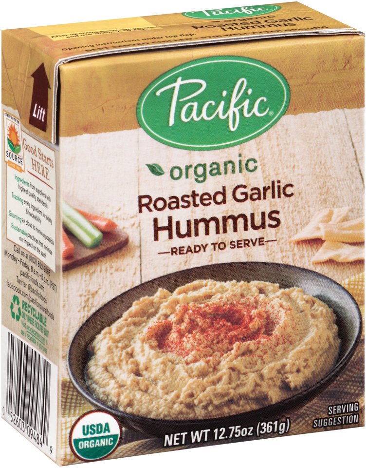 Pacific Foods Organic Roasted Garlic Hummus Shop Salsa & Dip at HEB
