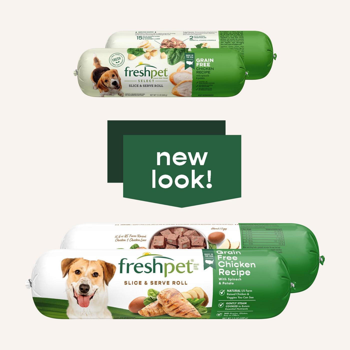 Freshpet Slice & Serve Grain Free Chicken Fresh Dog Food; image 3 of 9