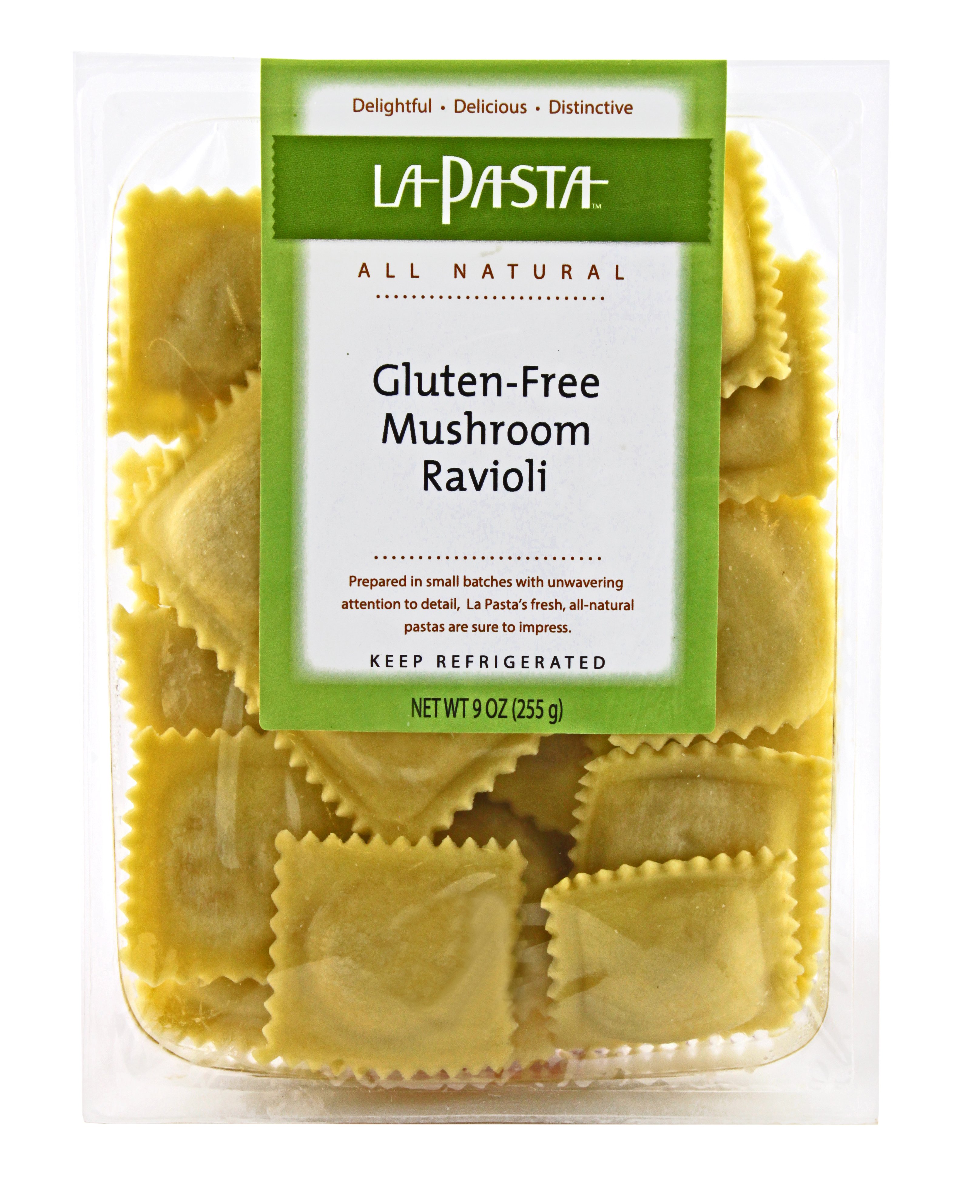 La Pasta Gluten Free Mushroom Ravioli Shop Entrees & Sides at HEB