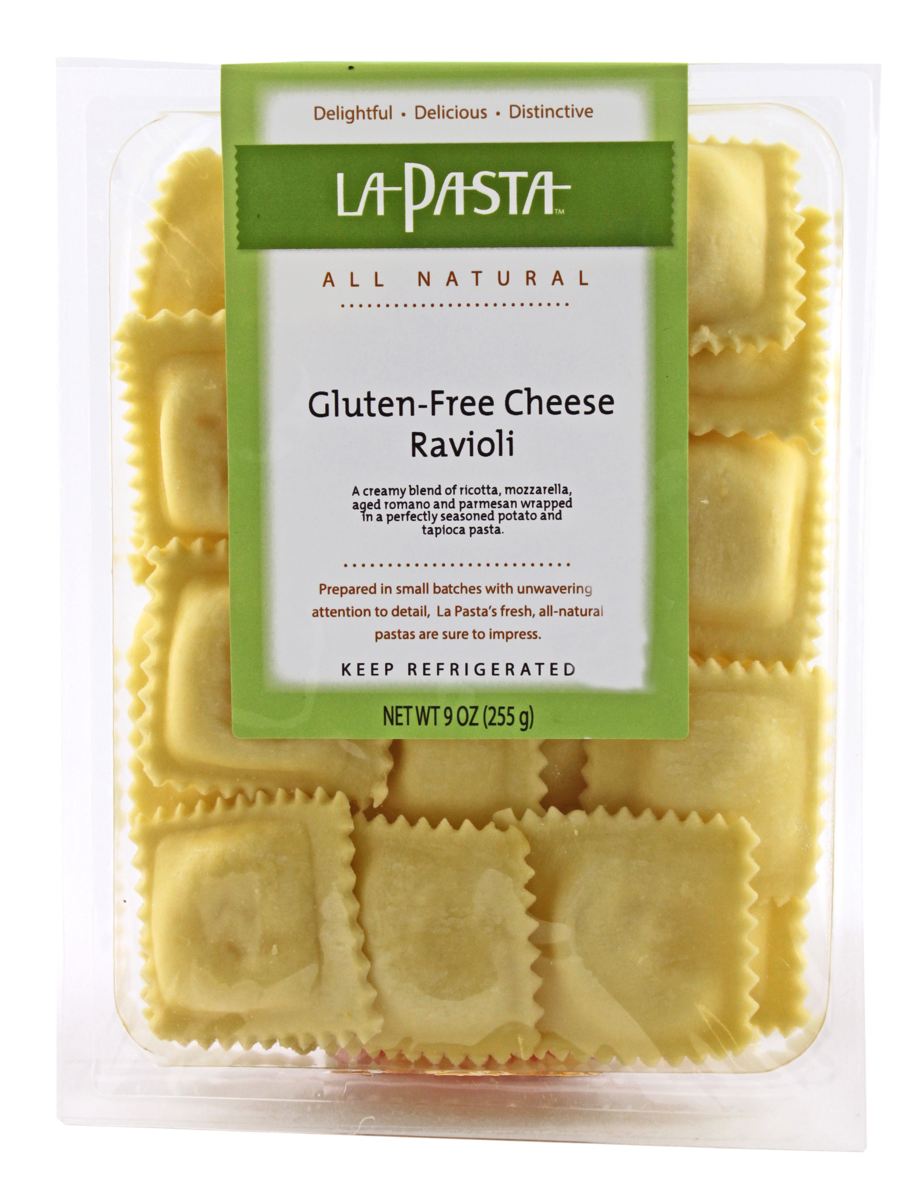 La Pasta Gluten Free Four Cheese Ravioli Shop Entrees & sides at HEB