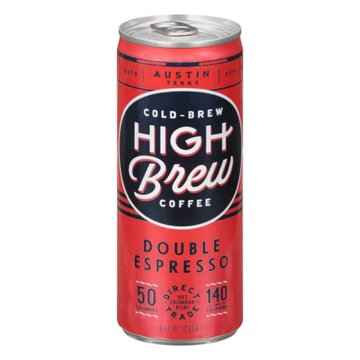 High Brew Double Espresso Cold Brew Coffee 