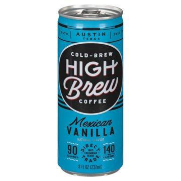 High Brew Mexican Vanilla Cold Brew Coffee