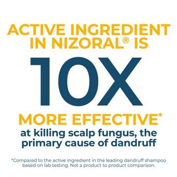 Nizoral Anti-Dandruff Shampoo with Ketoconazole 1%, 4 oz