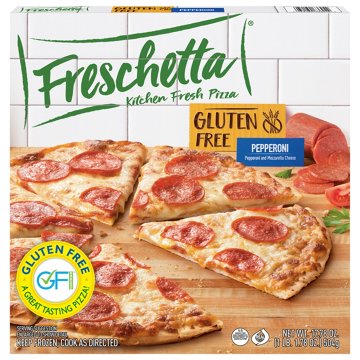 Freschetta Pepperoni Thin Crust Gluten Free Frozen Pizza, 17.78 oz