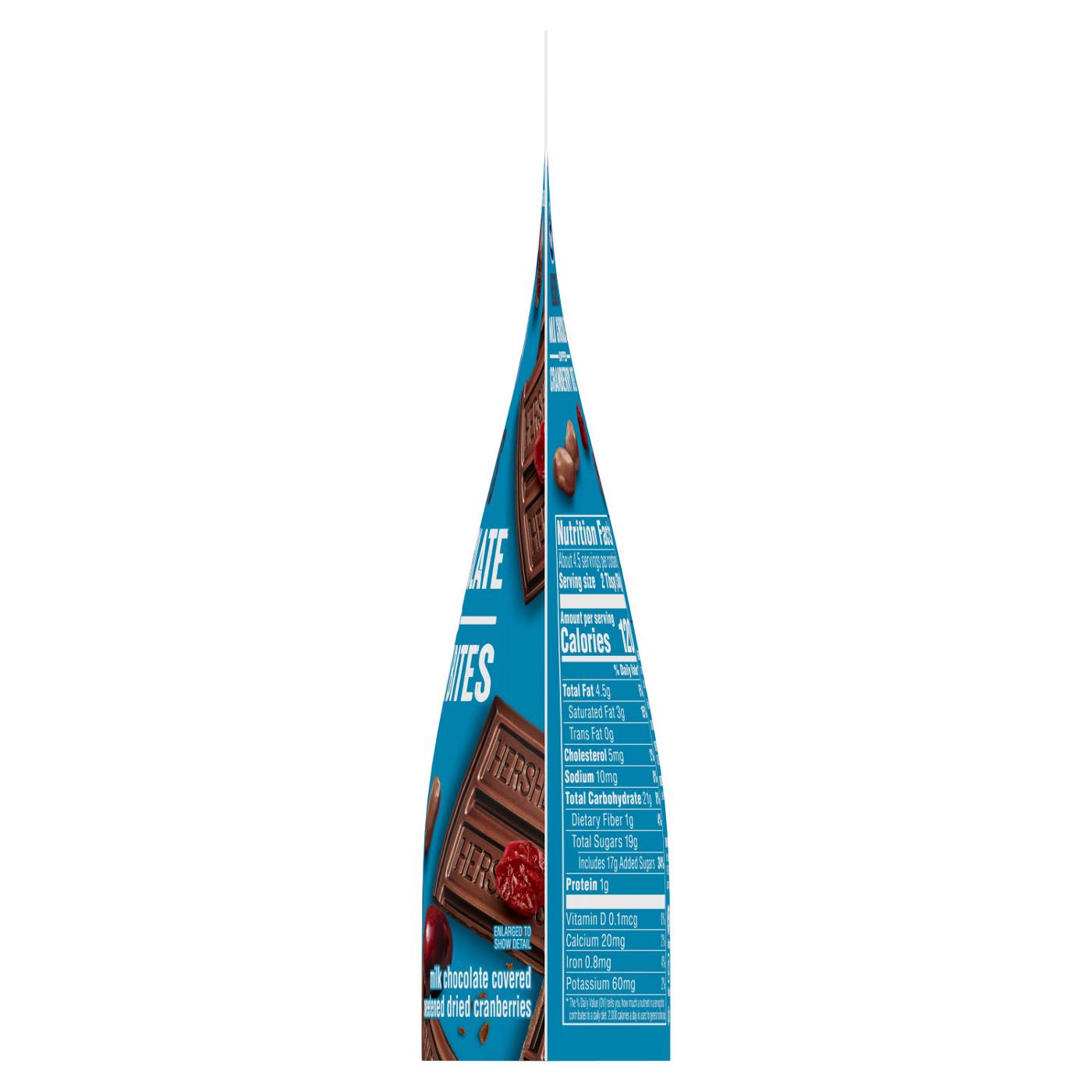 Ocean Spray Ocean Spray® HERSHEY’S® Milk Chocolate Dipped Cranberry Bites, Chocolate Covered Dried Cranberries, 5 Oz Pouch; image 7 of 7