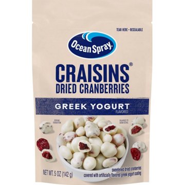 Ocean Spray Craisins Greek Yogurt Dried Cranberry Bites, 5 oz