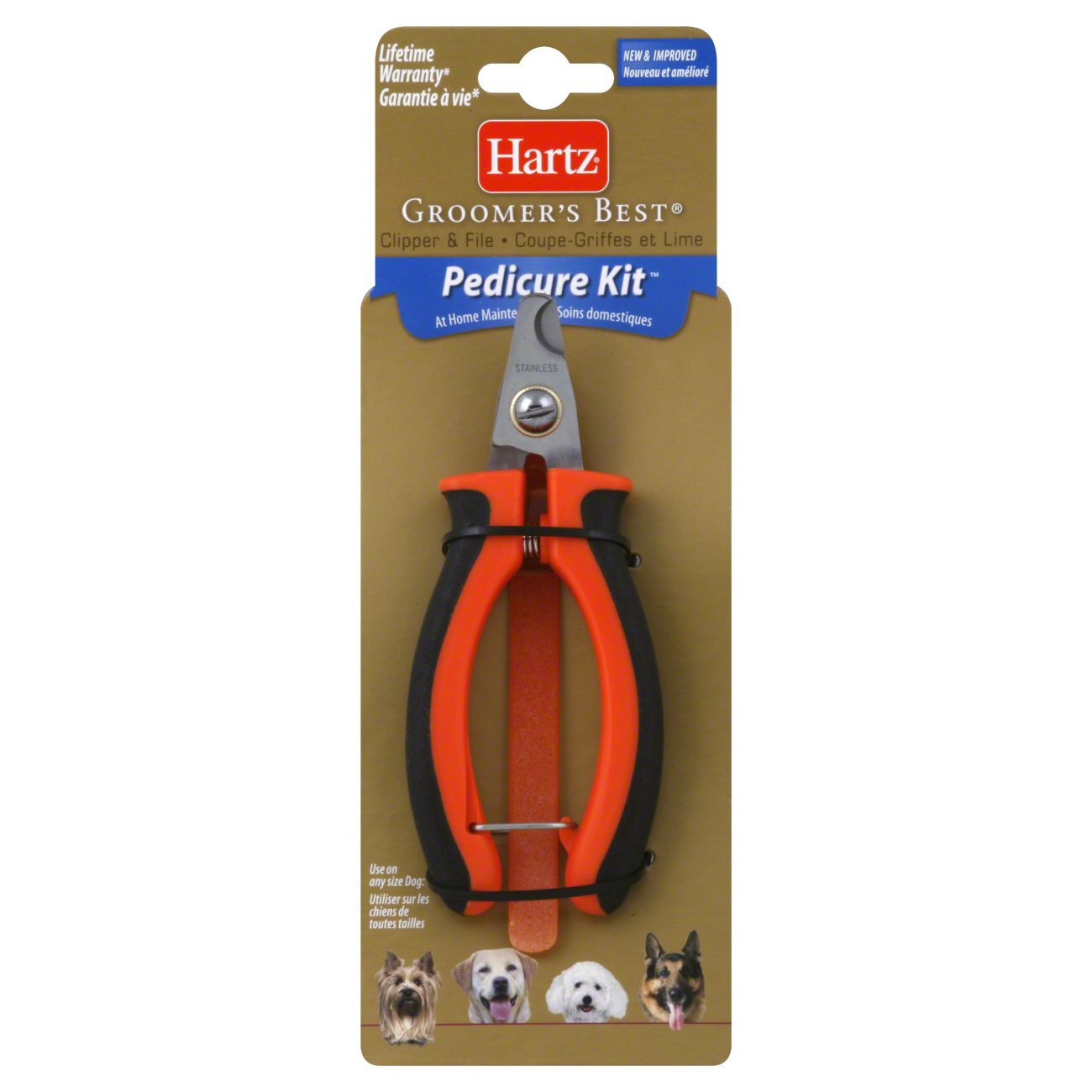 HARTZ Groomer's Best Nail Clipper for Dogs & Cats 