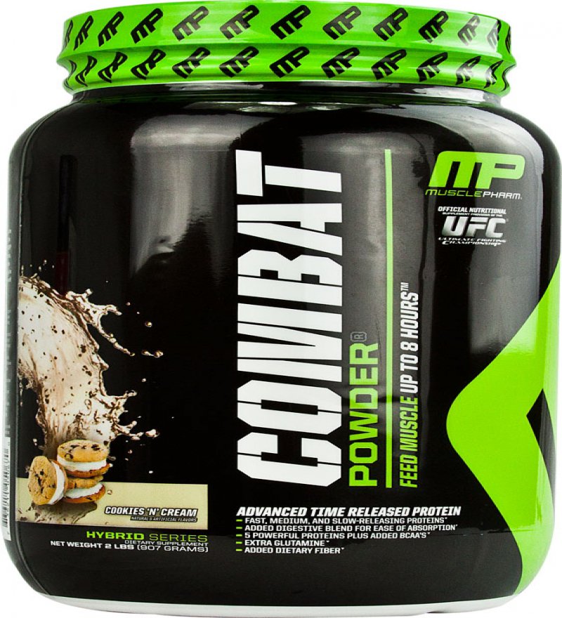 Muscle Pharm Combat Protein Powder, Cookies & Cream Shop Diet
