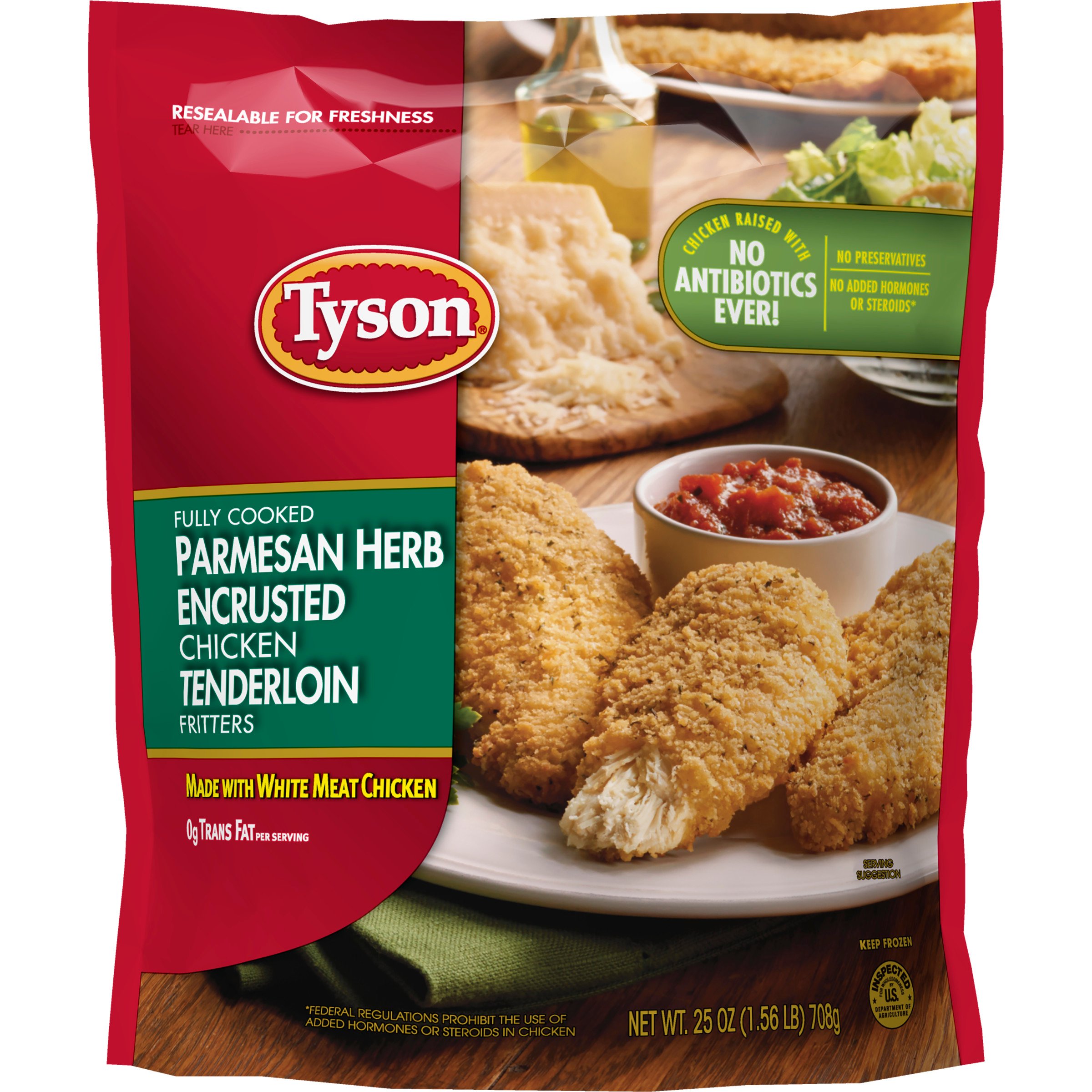 Tyson Fully Cooked Parmesan Herb Crispy Chicken Strips Shop Meat At H E B