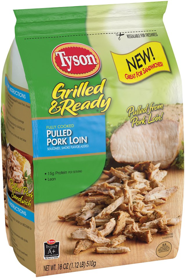 Tyson Grilled & Ready Pulled Pork Loin Shop Pork at HEB